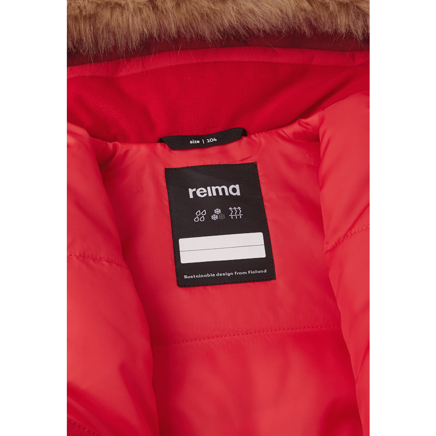 Reimatec winter overall Stavanger Tomato red