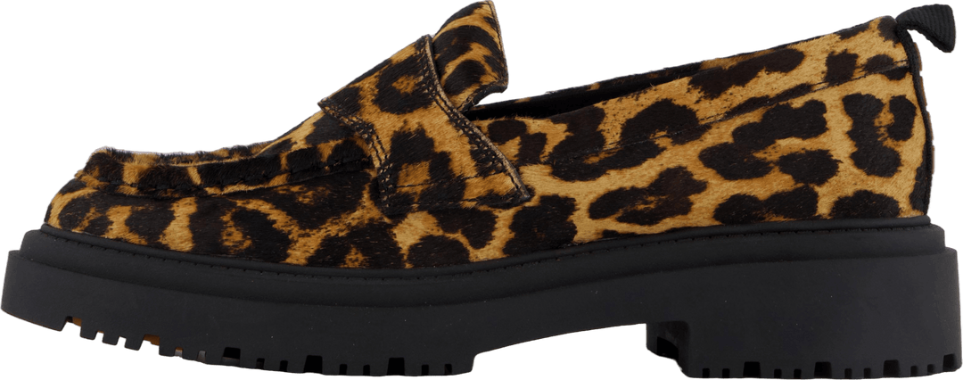 Mocasín Animal Print Marrón