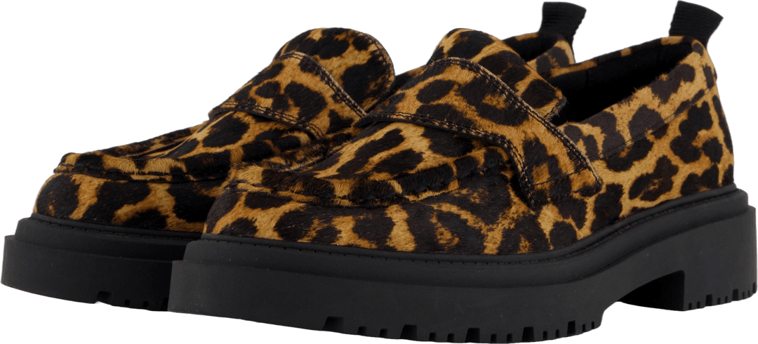 Mocasín Animal Print Marrón