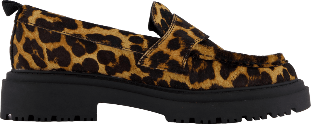 Mocasín Animal Print Marrón
