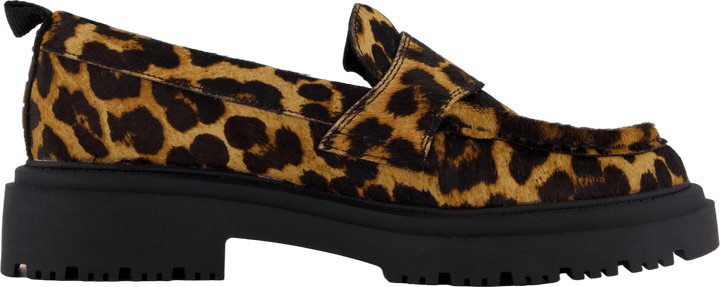 Mocasín Animal Print Marrón