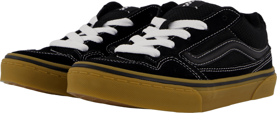 Caldrone Suede Mesh Sort/gummi