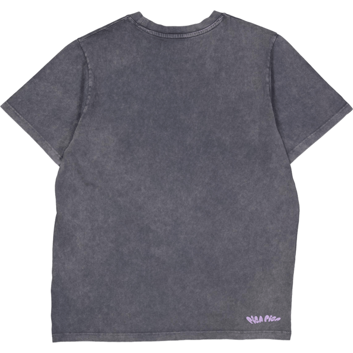 Pica Goes Skiing T-shirt Washed Black