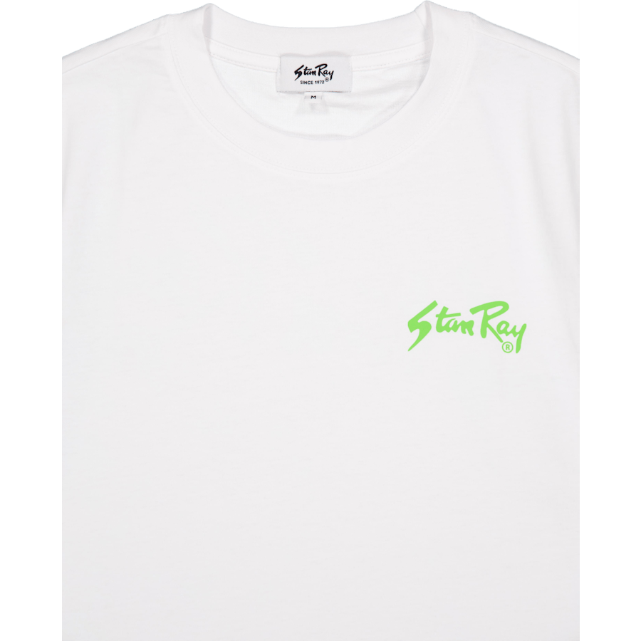 Stan Og Tee White / Lime Green