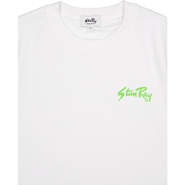 Stan Og Tee White / Lime Green