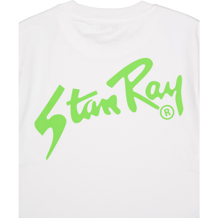 Stan Og Tee White / Lime Green