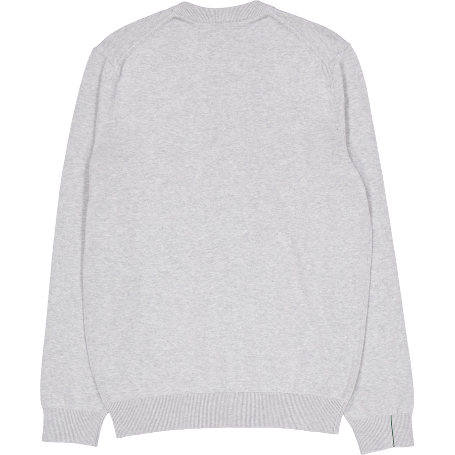Monocromo Algodón Cuello Crew Sw Cca Silver Chine