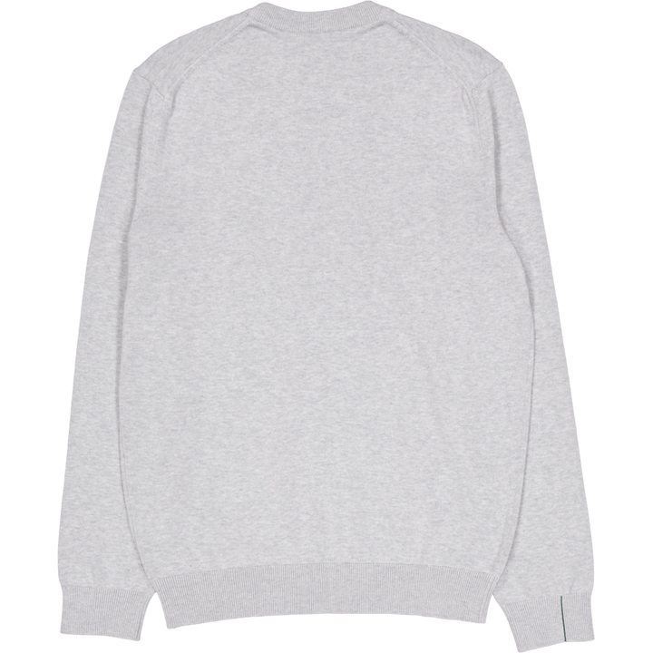 Monocromo Algodón Cuello Crew Sw Cca Silver Chine