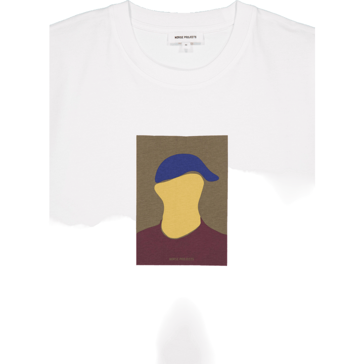 Johannes Organic Cap Print T-s 0001 White