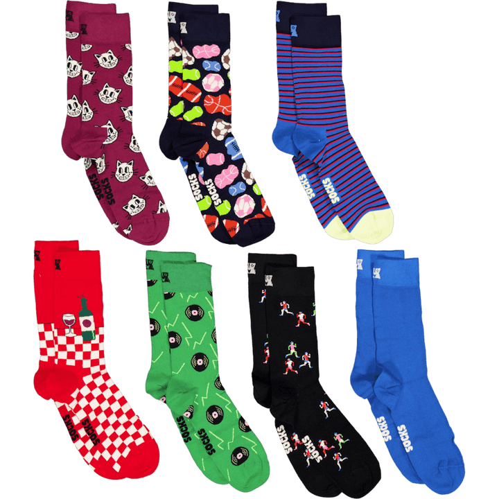 7-pack 7 dagen geschenkset marine