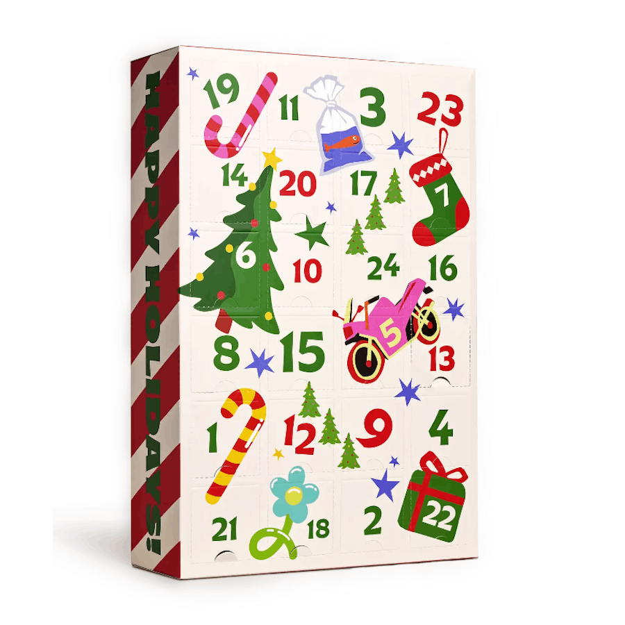 24-pack Advent Calendar Gift S White
