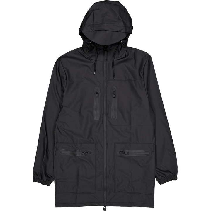 Cargo Long Jacket W3 01 Black