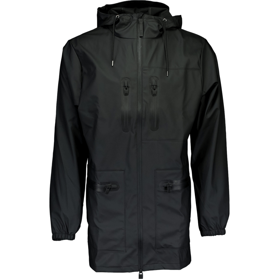 Cargo Long Jacket W3 01 Black