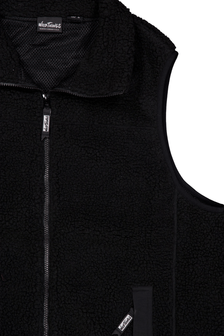 Gilet Boa Noir