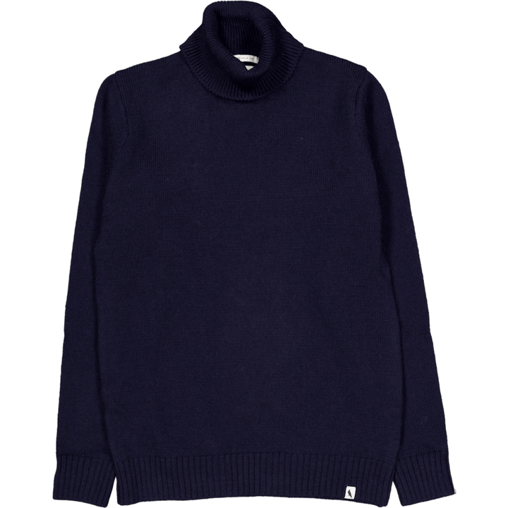 Polo Neck Jumper Navy