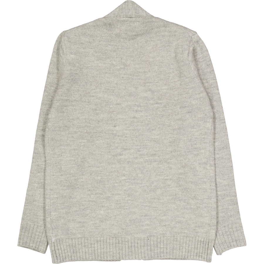 Makers Stitch Cardigan Lt Grey