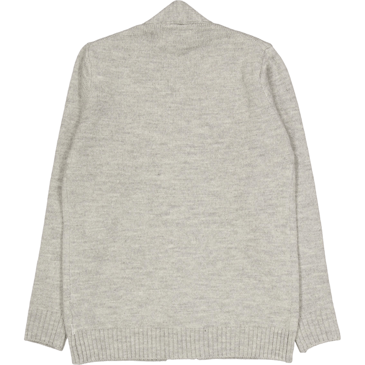 Makers Stitch Cardigan Lt Grey