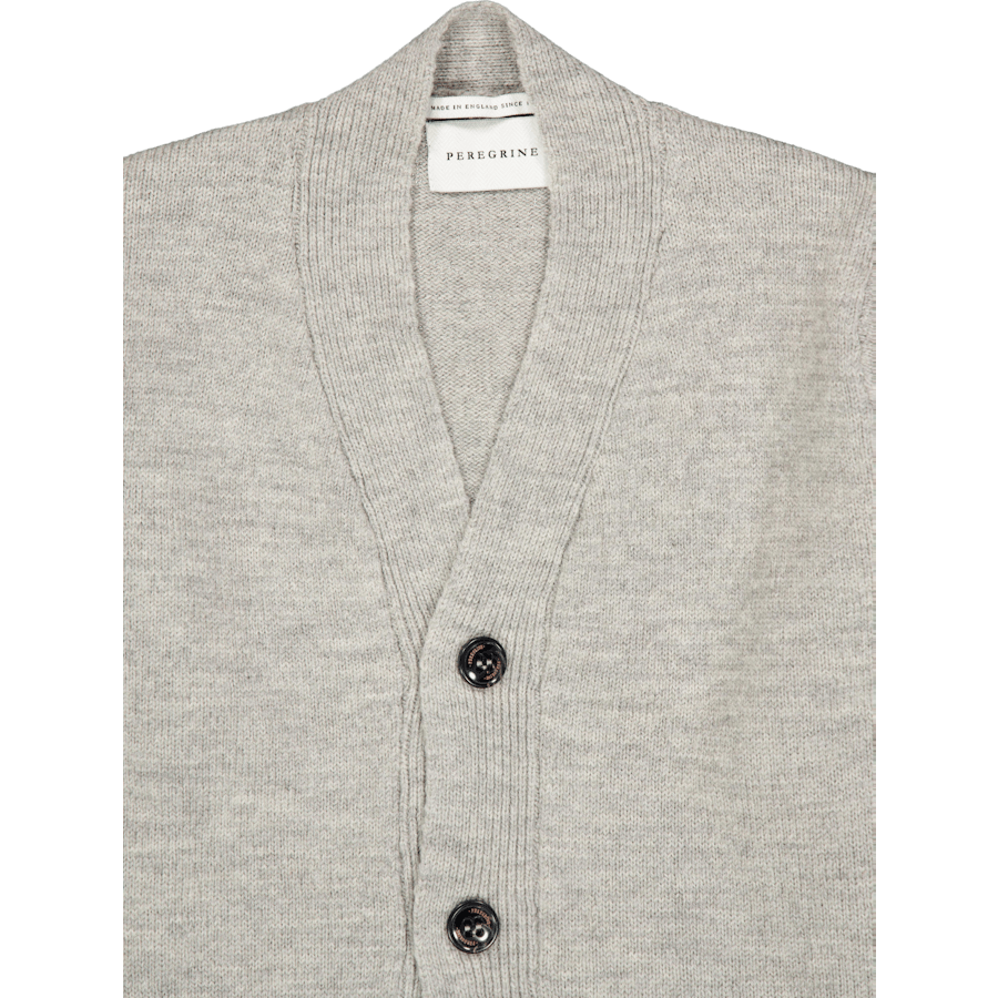 Makers Stitch Cardigan Lt Grey