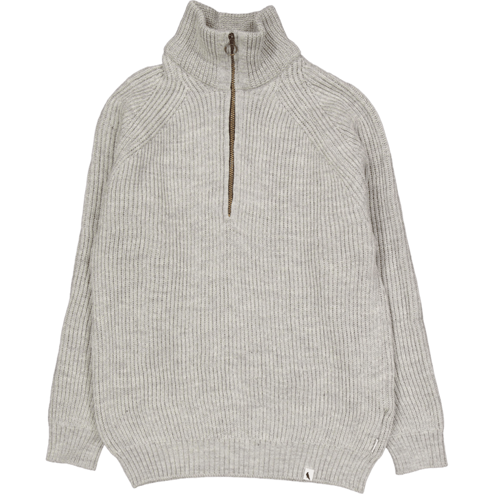 Ford Zip Neck Lt Grey