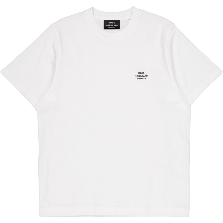Bomuldsjersey Frode Emb Logo T 2 Hvid