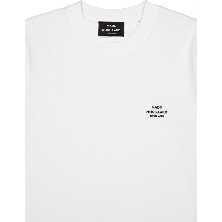 Bomuldsjersey Frode Emb Logo T 2 Hvid