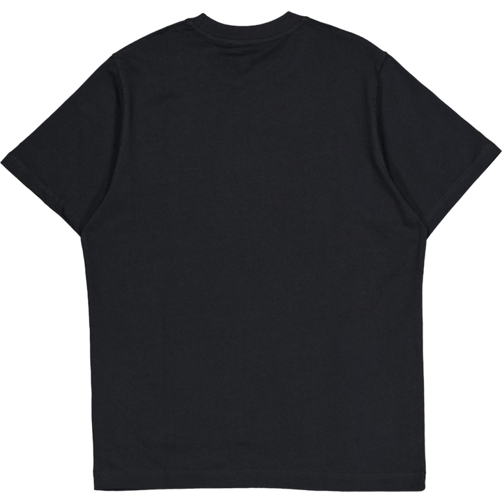 Baumwoll-Jersey Frode Emb Logo T 1 Schwarz