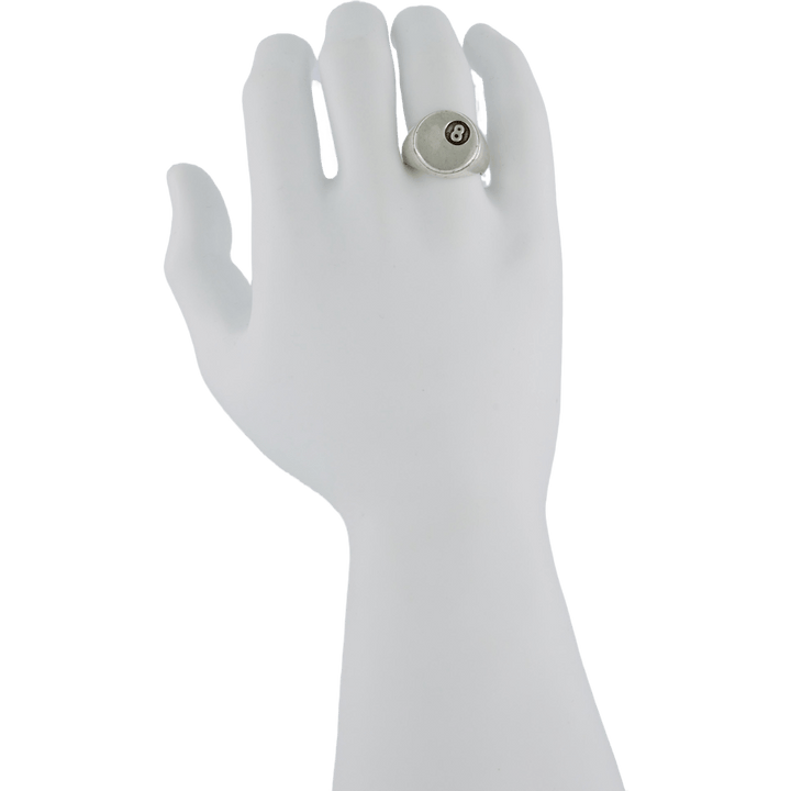 8 Ball Ring Silver