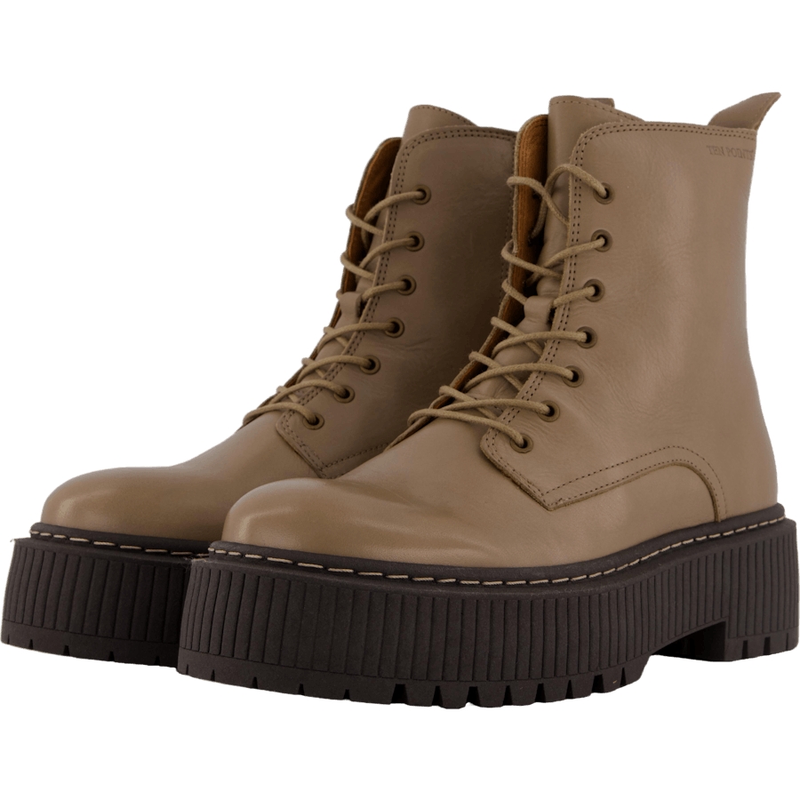 Alina Laced Boots Taupe