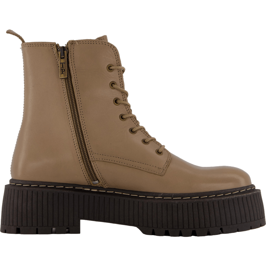 Alina Laced Boots Taupe