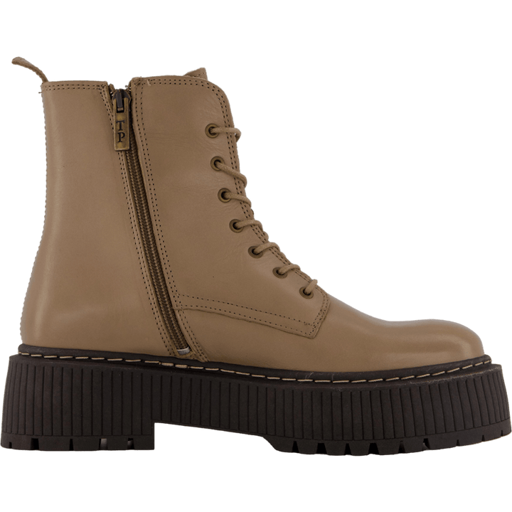 Alina Laced Boots Taupe