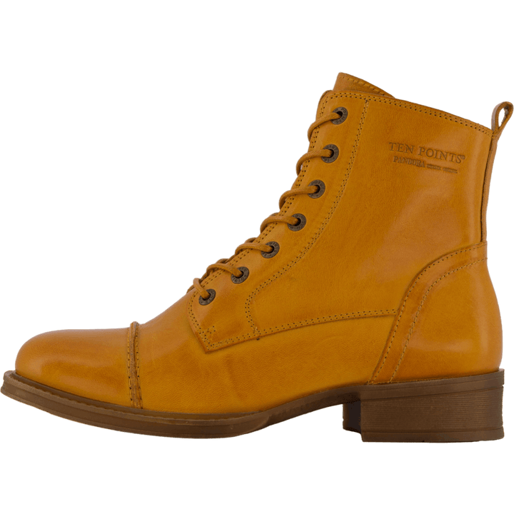 Pandora Laced Boots Yolk Mustard