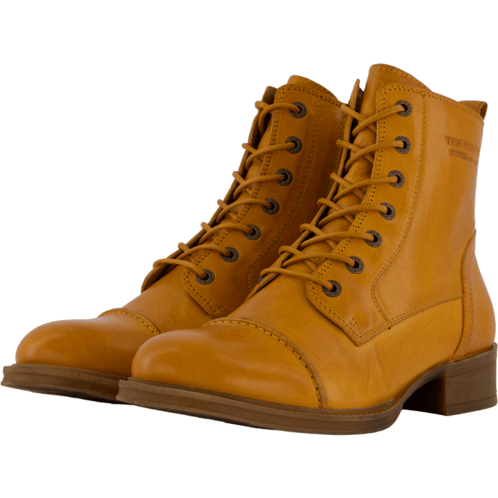 Pandora Laced Boots Yolk Mustard