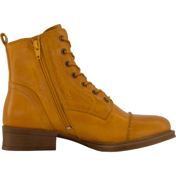 Pandora Laced Boots Yolk Mustard