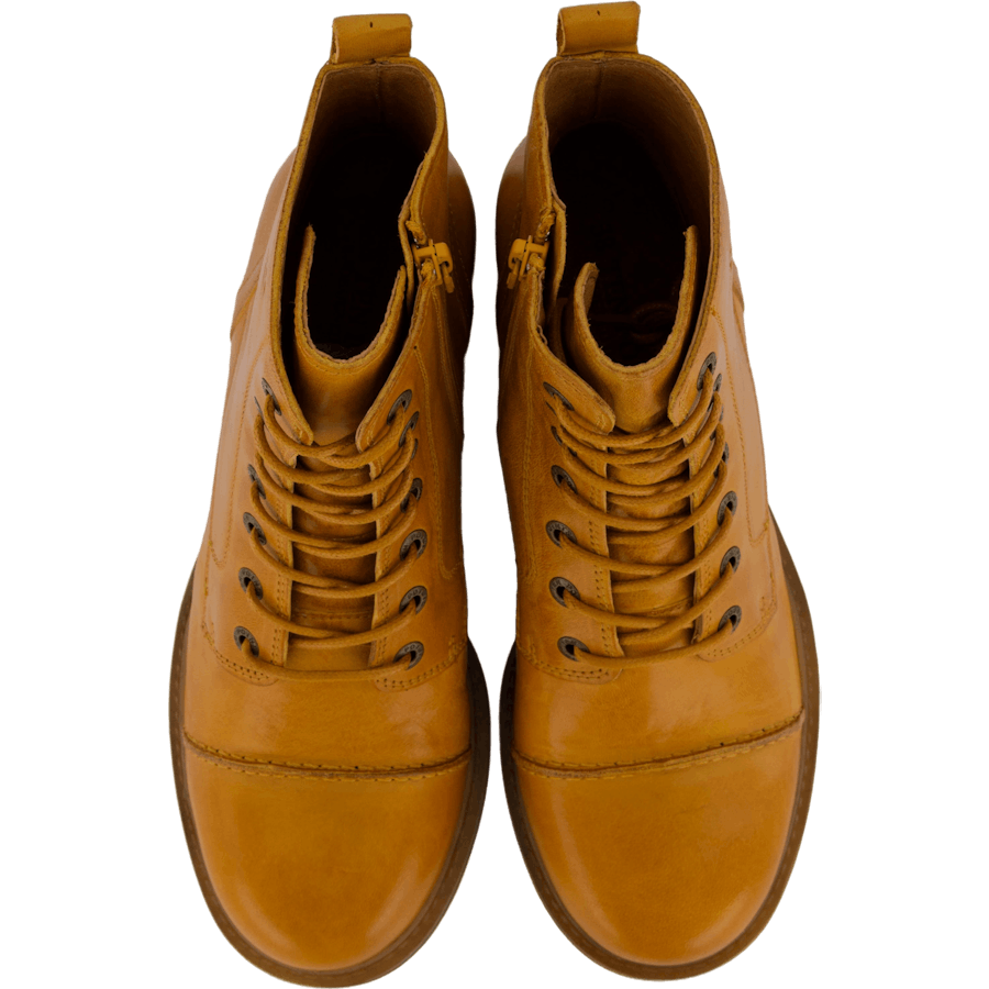 Pandora Laced Boots Yolk Mustard