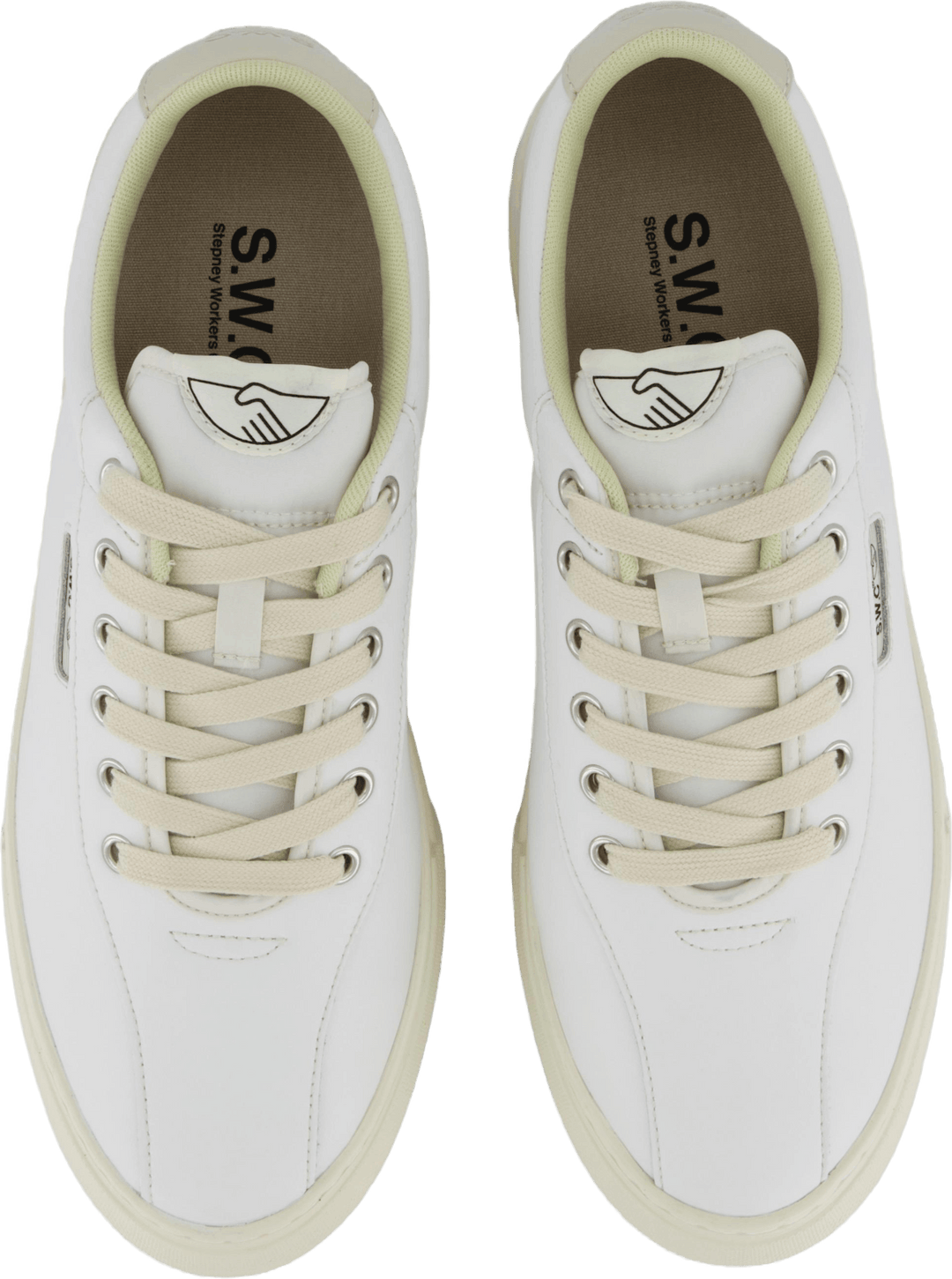 Dellow 02 Cup Leather White