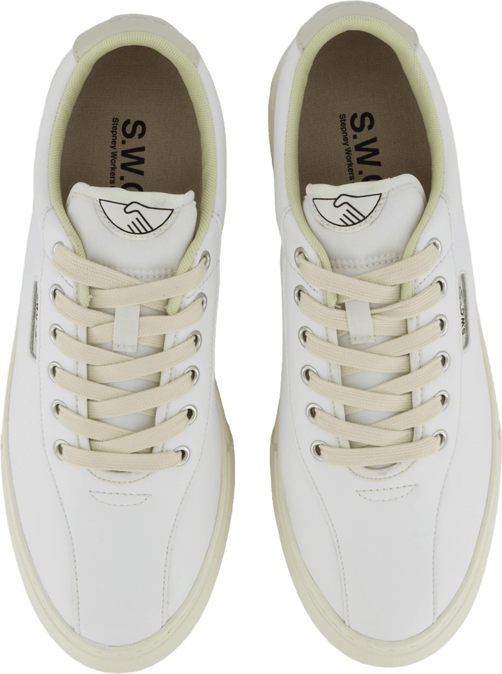 Dellow 02 Cup Leather White