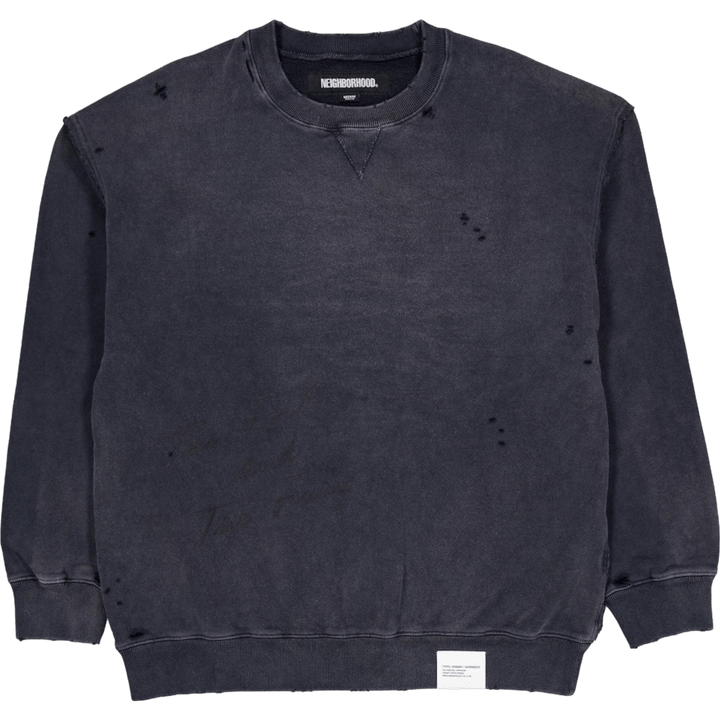 Savage Sweat Shirt Ls Black
