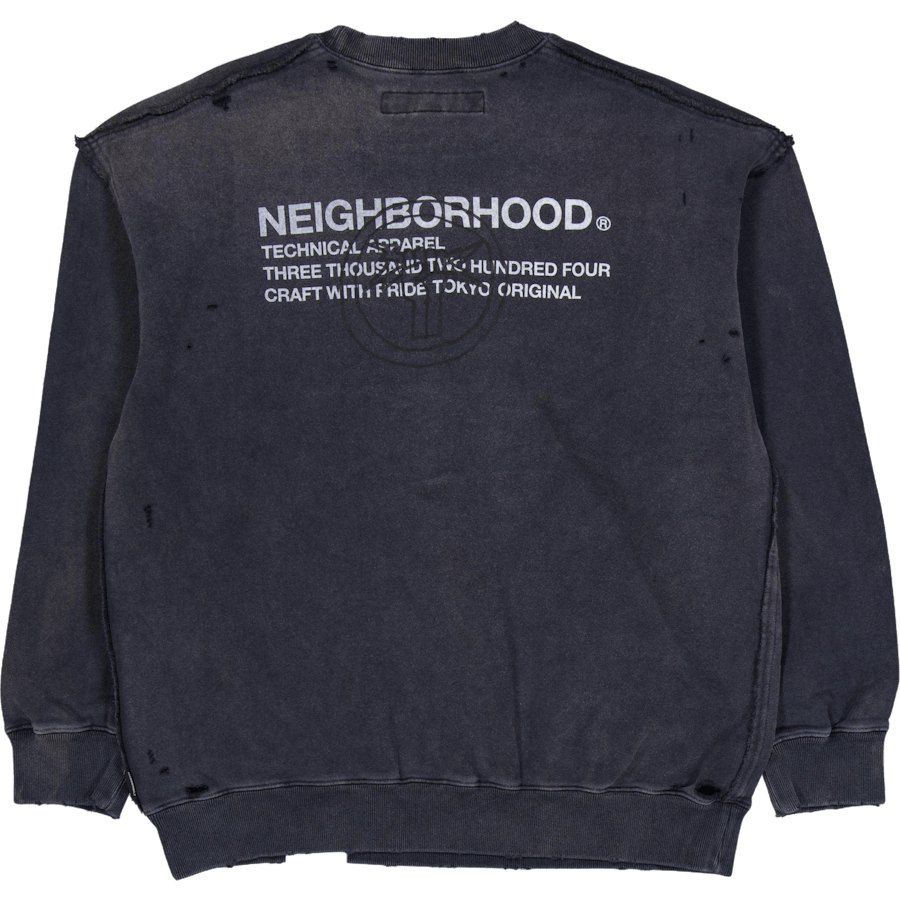 Savage Sweat Shirt Ls Black