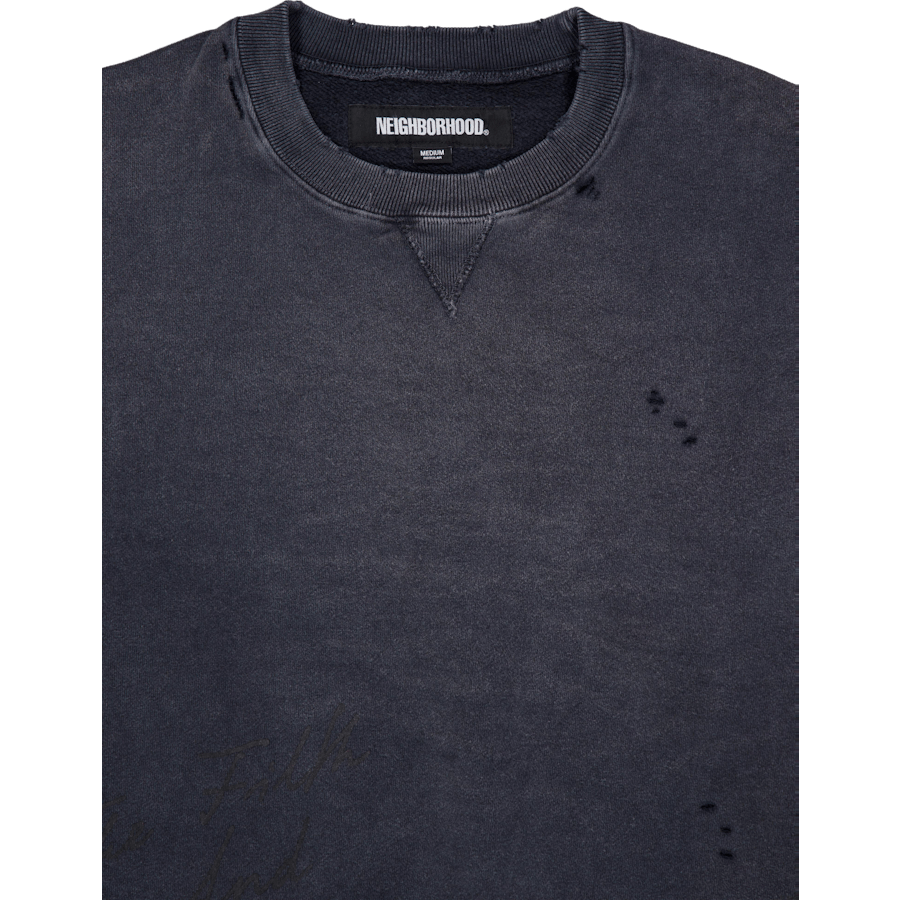 Savage Sweat Shirt Ls Black