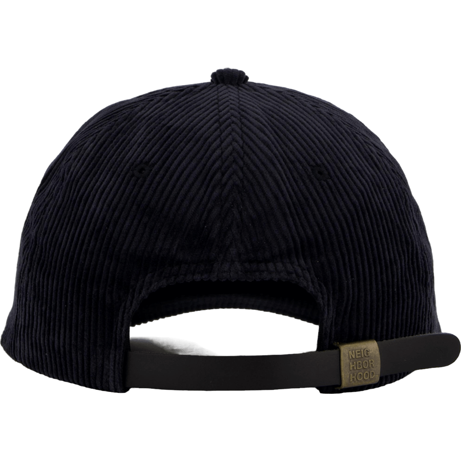 Cappellino in velluto a coste nero