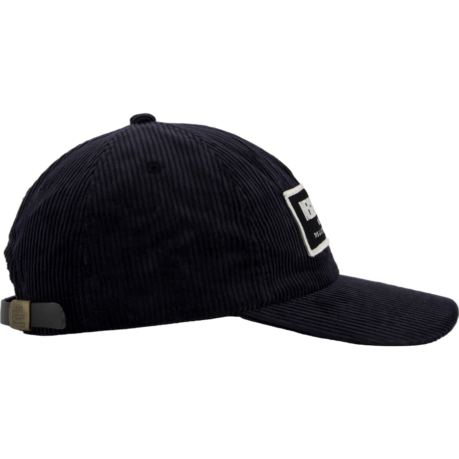 Cappellino in velluto a coste nero