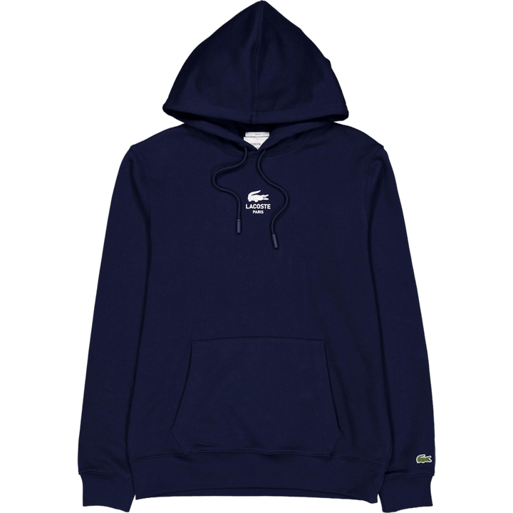 Sweat à capuche imprimé 166 bleu nuit