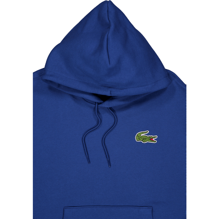 Sweat à capuche ample avec badge HBM bleu