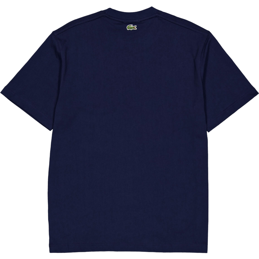 T-shirt en coton imprimé signature 166 bleu nuit