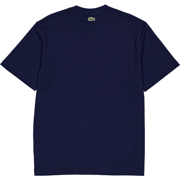 T-shirt en coton imprimé signature 166 bleu nuit