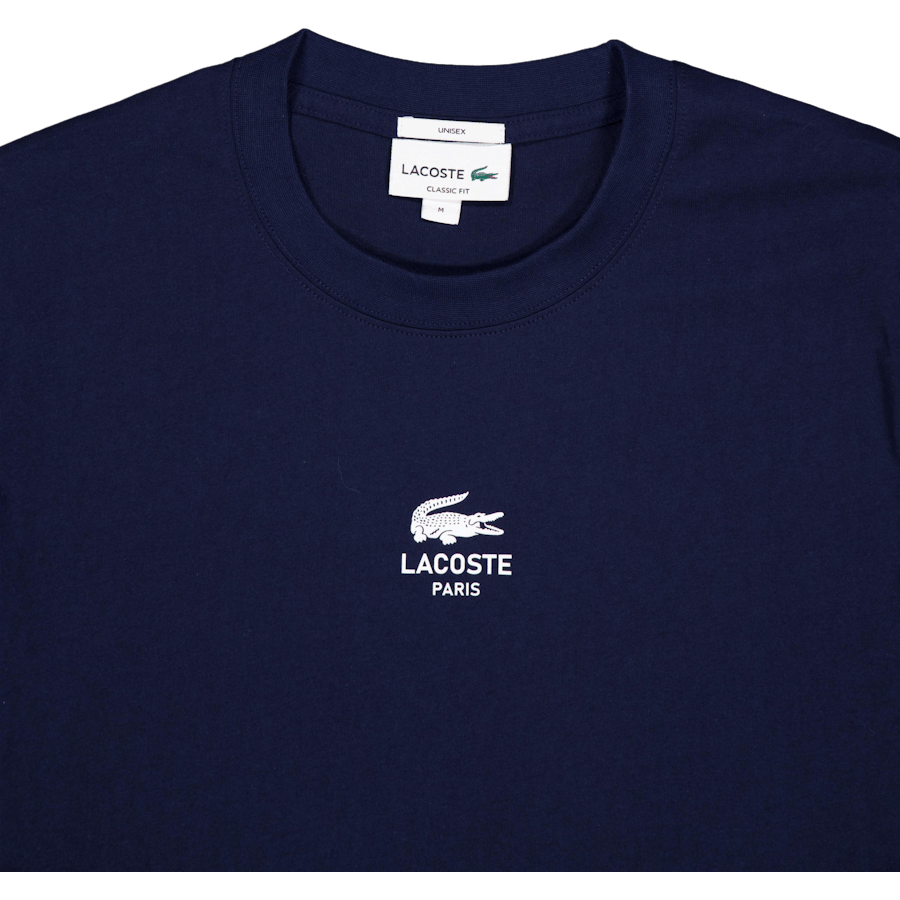 T-shirt en coton imprimé signature 166 bleu nuit