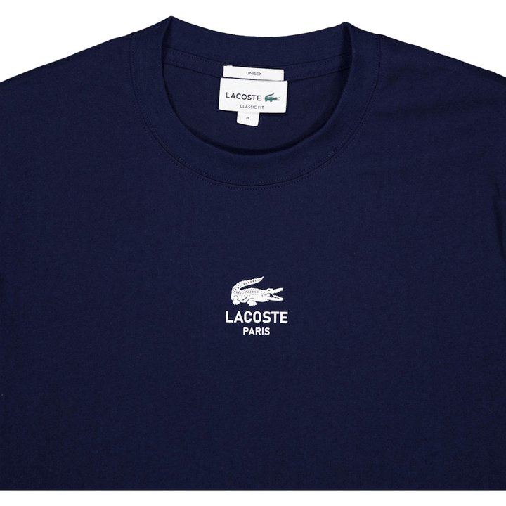 T-shirt en coton imprimé signature 166 bleu nuit