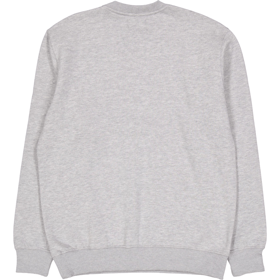 Felpa Standard Crew Logo 14 Grigio Melange