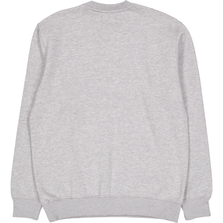 Felpa Standard Crew Logo 14 Grigio Melange