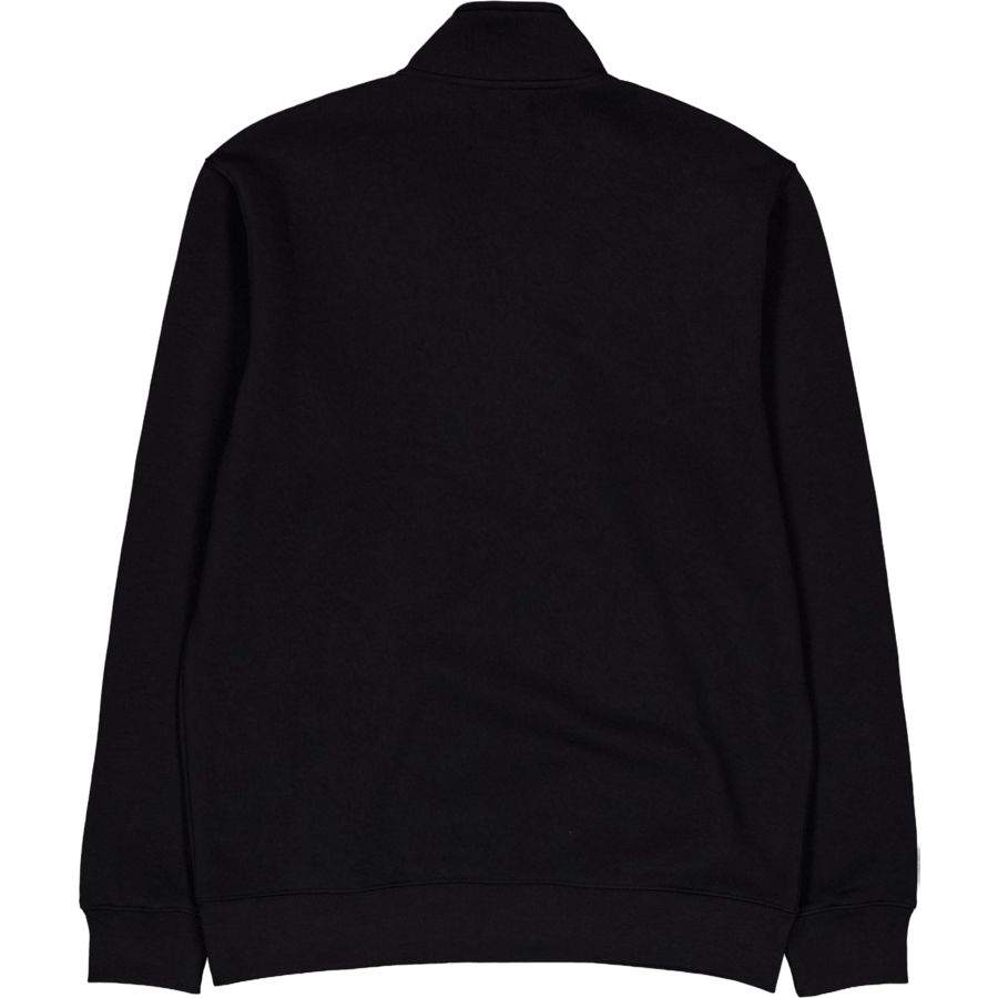 Camisola standard com logótipo e meio fecho 1 Preto